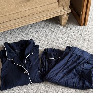 Women's Navy Pajama Set